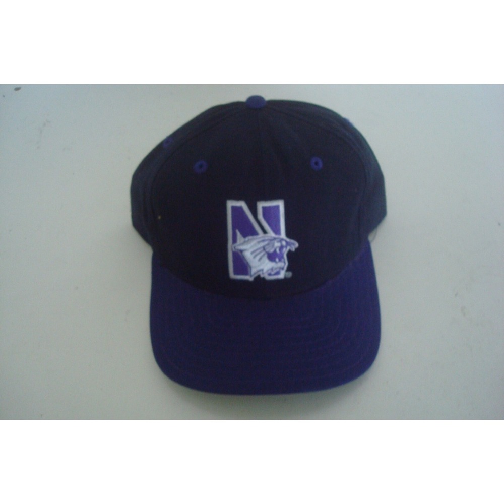 NORTHWESTERN WILDCATS‎   FITTED 7 1/8  BEACH GOLF DEADSTOCK HAT CAP VINTAGE H1
